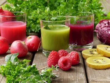jugo de frutas y verduras